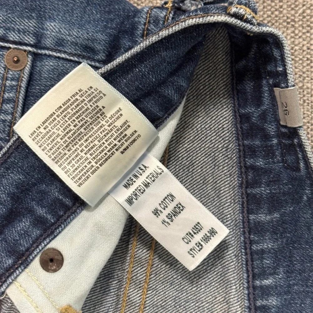 Citizens of Humanity Elsa Mid Rise Slim Fit Crop Jeans Women Size 26 Medium Wash